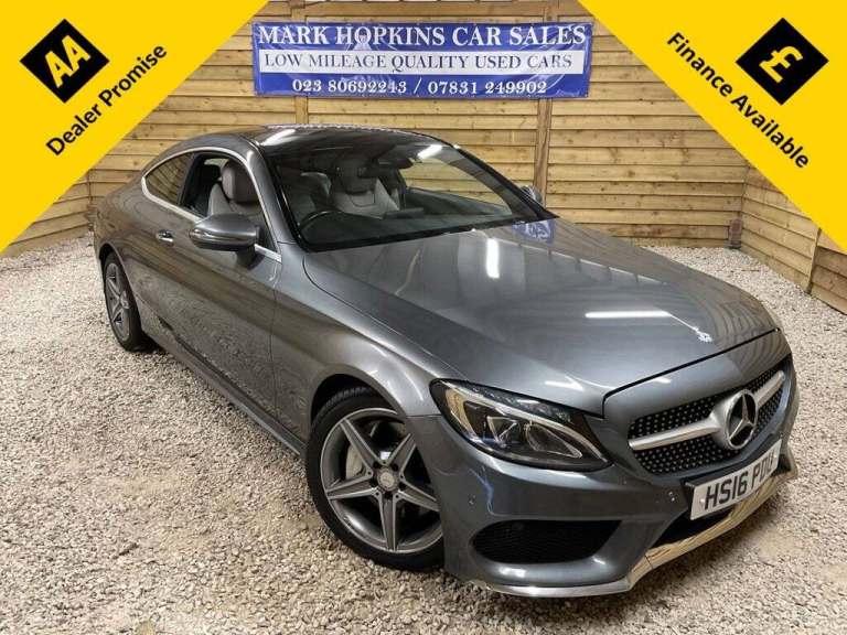 2016 Mercedes-Benz C Class 2.1 C250d AMG Line (Premium Plus) Coupe 2dr Diesel G-Tronic+ Euro 6 (s...