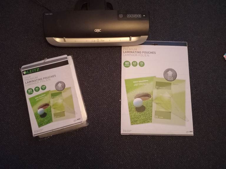 GMC 3000L FUSION LAMINATOR PLUS POCKETS - A3 AND A4 - office