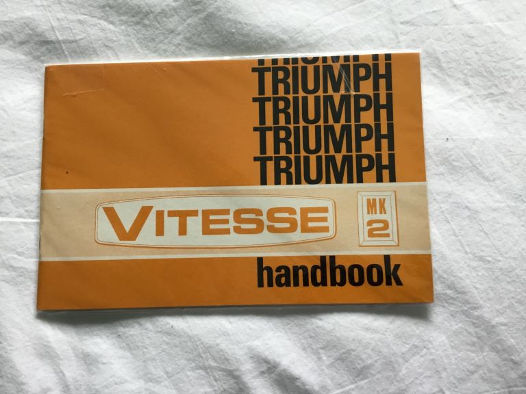 Triumph Vitesse handbook