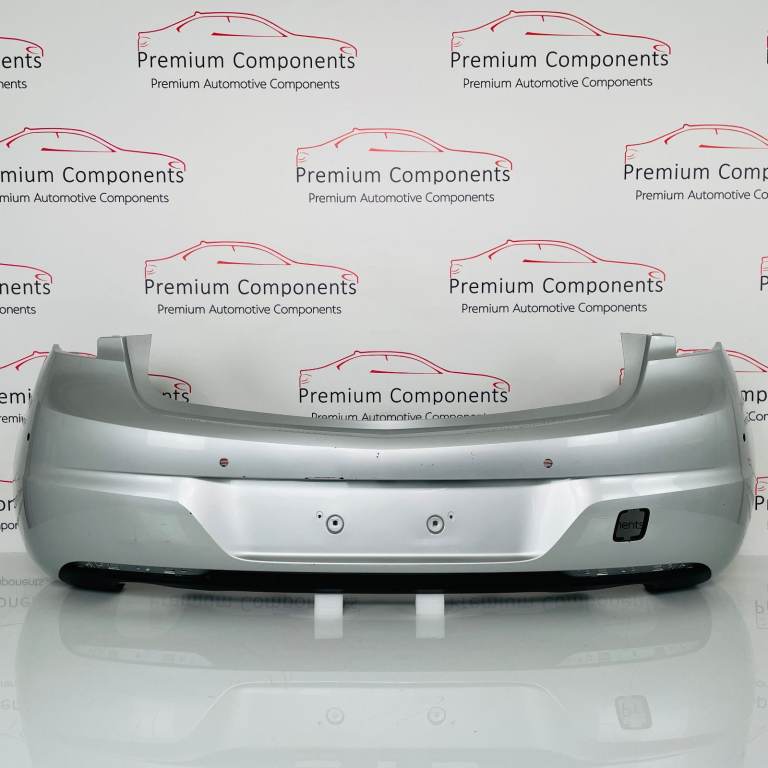 Vauxhall Astra K Rear Bumper Genuine Silver Hatchback + Pdc 2015 - 2020 [aj106]