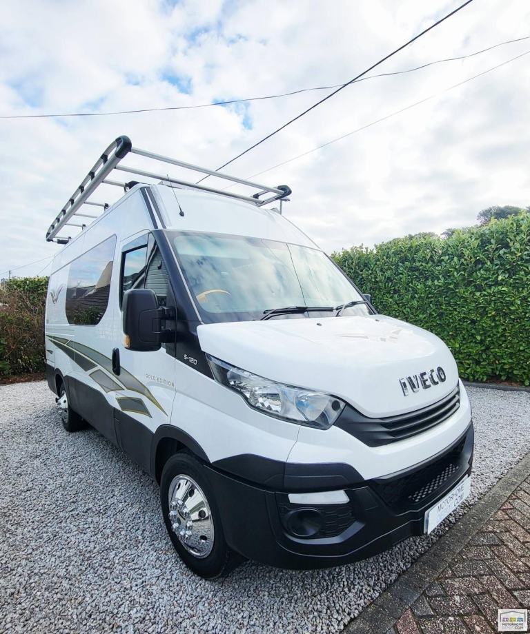 Iveco Daily LWB 2018 68k camper 2 berth end toilet gas free