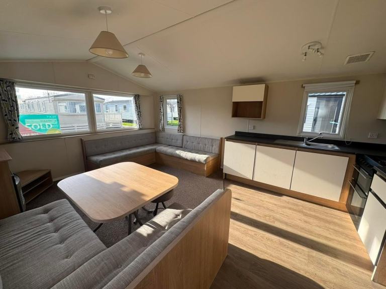 Sited static caravan for sale - choice of 2 parks in North Wales with low fees