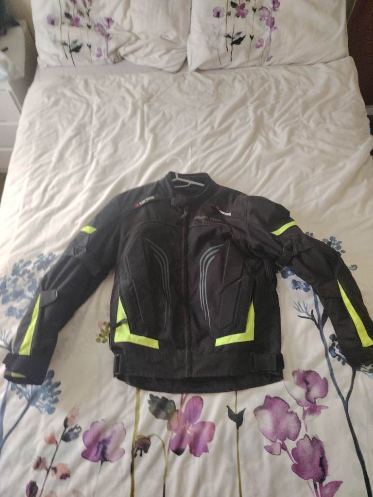 Motorcycle jacket motorbike black small 