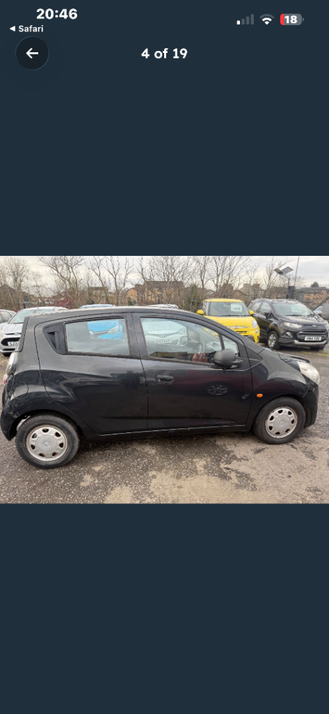 2011 Chevrolet Spark 1.0 Petrol, 5 Door ,41,000 Miles MOT'd June ,1 Previous Owner 