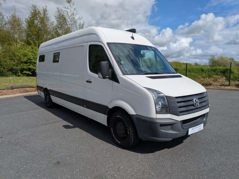 VW Crafter van conversion 2 berth XLWB 2017 85k 6.4m end lounge