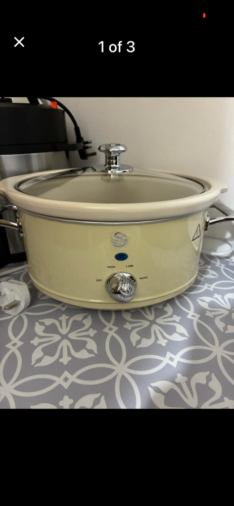 Sean retro 3.5 litre slow cooker 