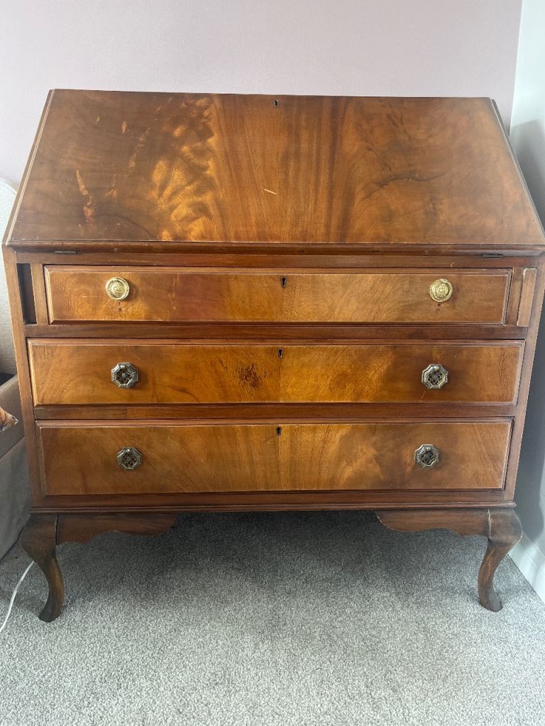 Vintage writers desk bureau 