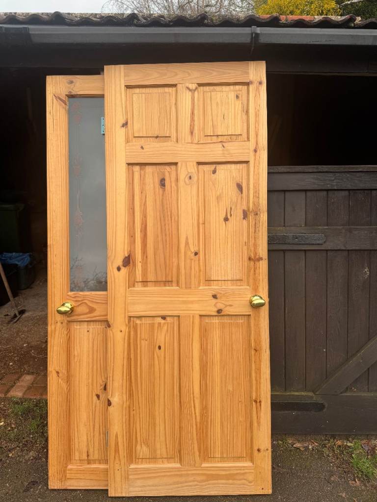 Pine doors 6 panels no glazing