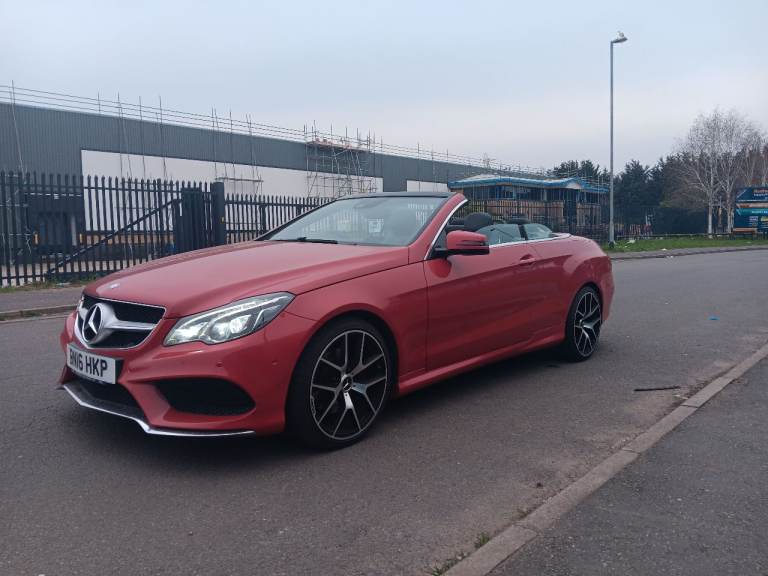 Mercedes-Benz E220D AMG LINE AUTO HPI CLEAR CONVERTIBLE FSH
