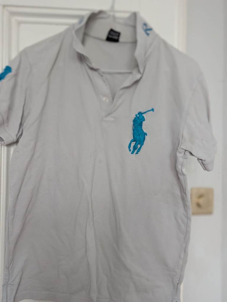 Ralph Lauren polo top in white size S