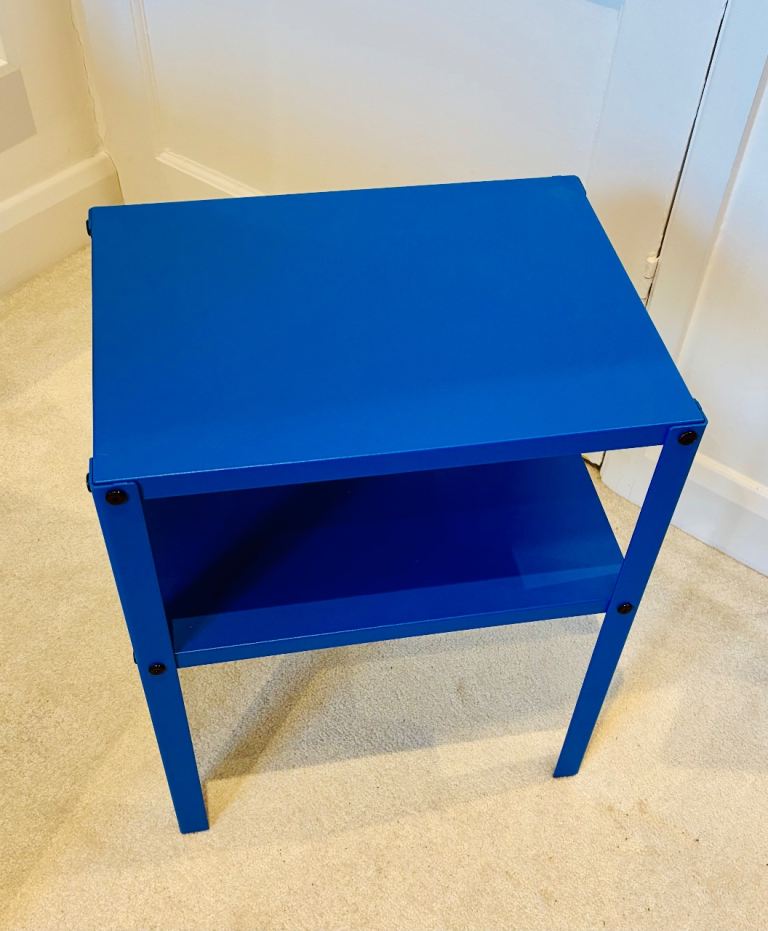 Ikea KNARREVIK Bedside table, blue 