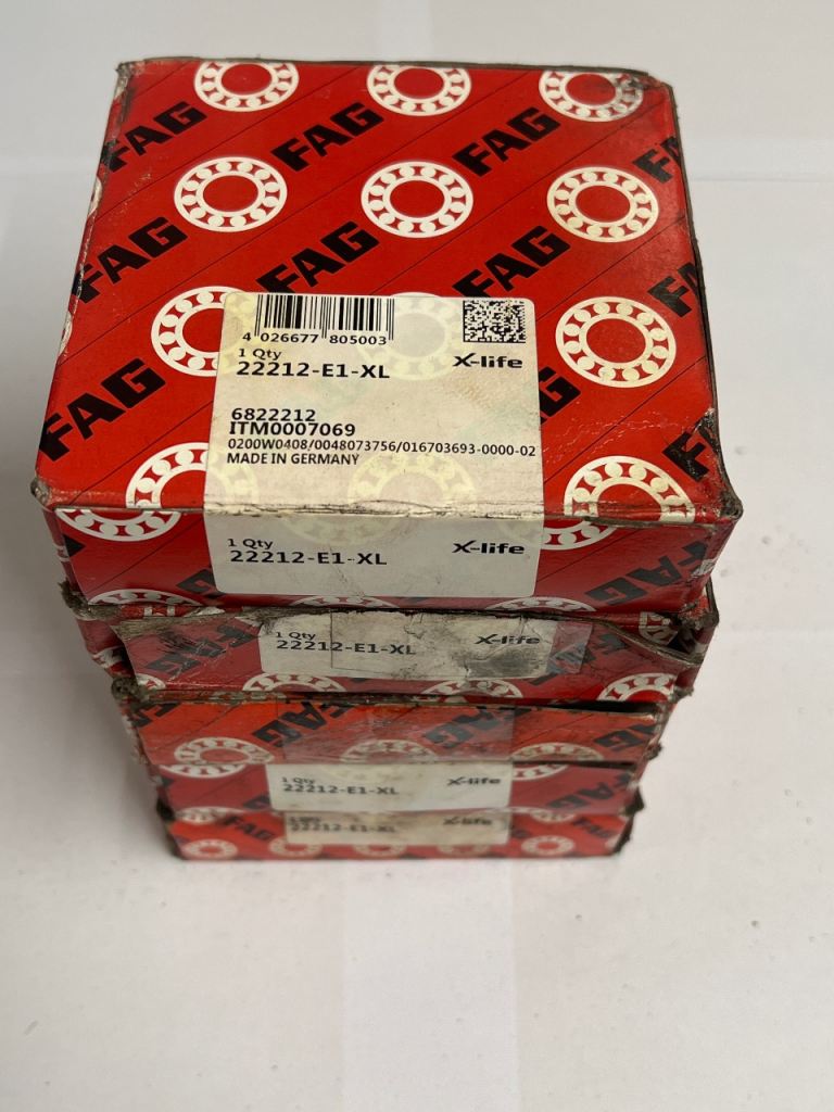 FAG 22212-E1-XL Bearings - New, Made in Germany