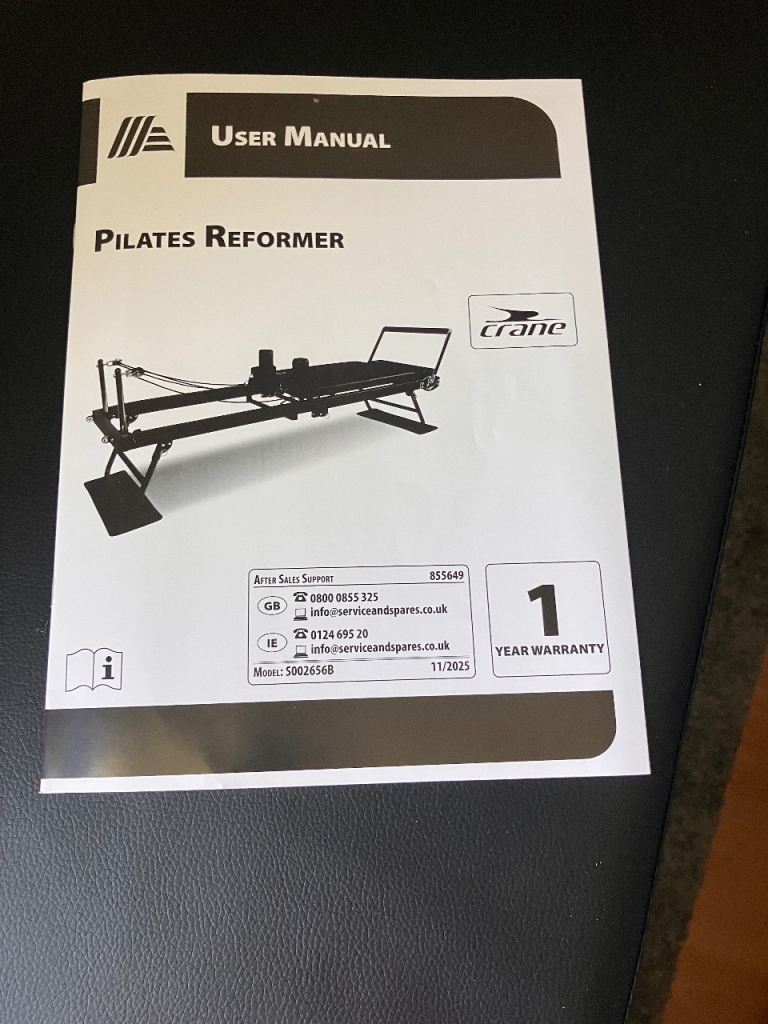 Pilates reformer, massage pad and sauna blanket