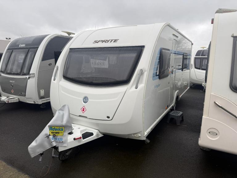 Sprite Major 4 Side Dinette Converts To Double Rear Bathroom