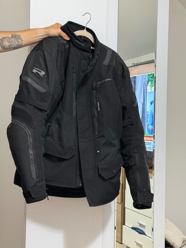 Richa GORE-TEX Motorcycle Jacket - Black, As Good As New