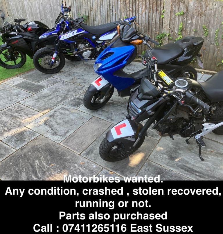 Motorbikes Wanted. 