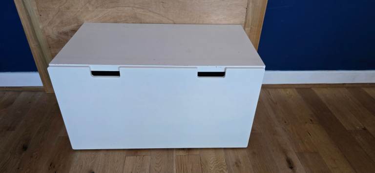 White Pull-Out Storage Drawer Unit - Used