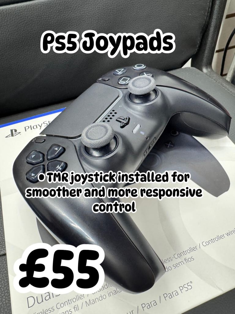 Ps5 Controller With TMR Drift Shift, Good Condition, With 2 Meter Cable 