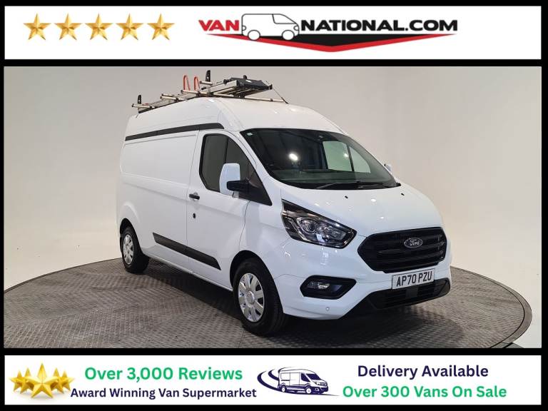 2021 Ford Transit Custom 2.0 340 ECOBLUE TREND L2 H2 130 BHP LWB High Roof Panel Van Diesel Manual