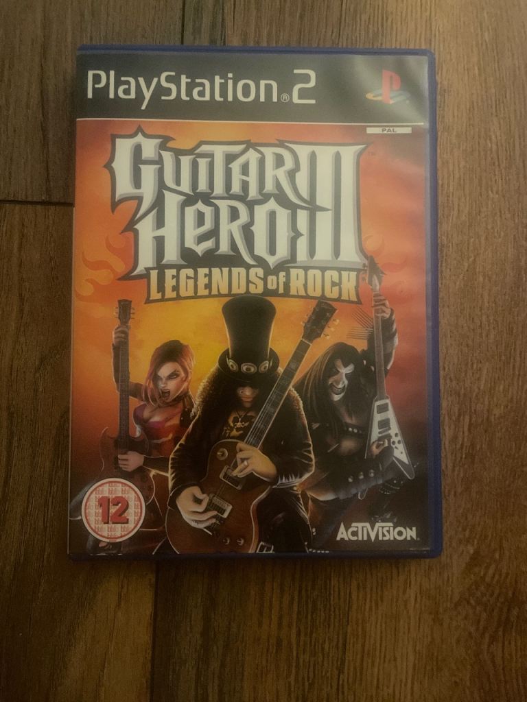 Guitar hero 3 legends of rock ps2 PlayStation game 
