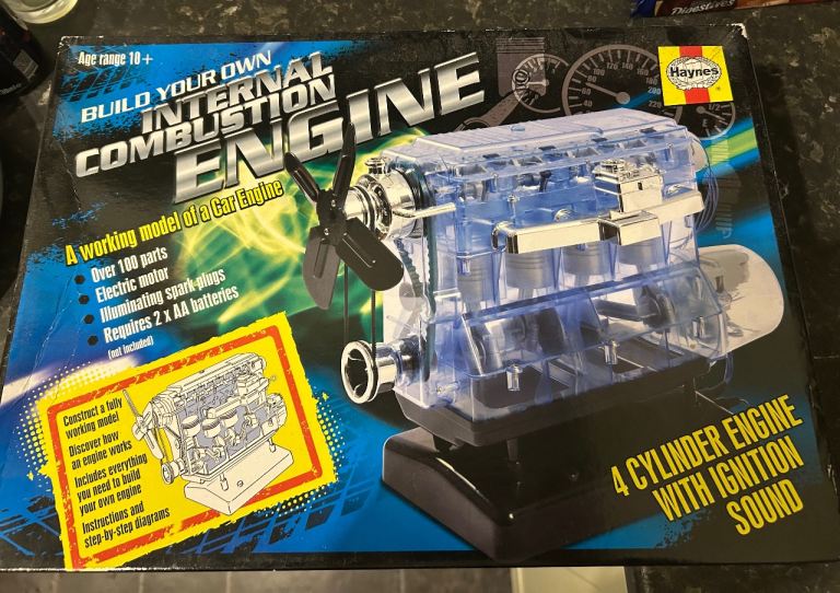 Haynes Build Your Own Internal Combustion Engine - Working model of a car engine From 10+