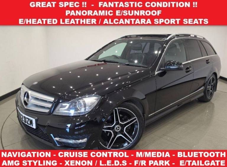 2012 62 MERCEDES-BENZ C CLASS 2.1 C250 CDI B/E AMG SPORT PLUS ESTATE G-TRONIC