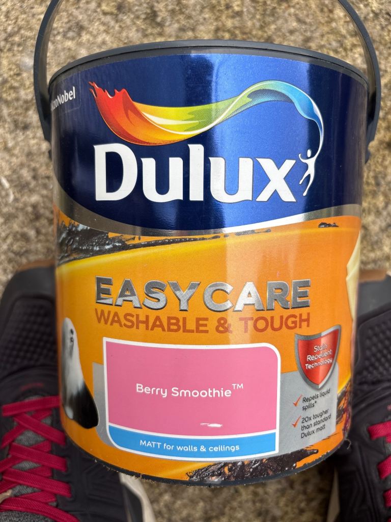 Now Gone. Berry smoothie Dulux Matt emulsion paint 