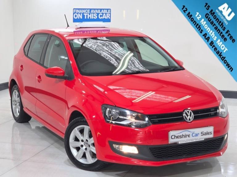 2012 12 VOLKSWAGEN POLO 1.2 MATCH HATCHBACK 5DR PETROL MANUAL EURO 5 (60 PS)