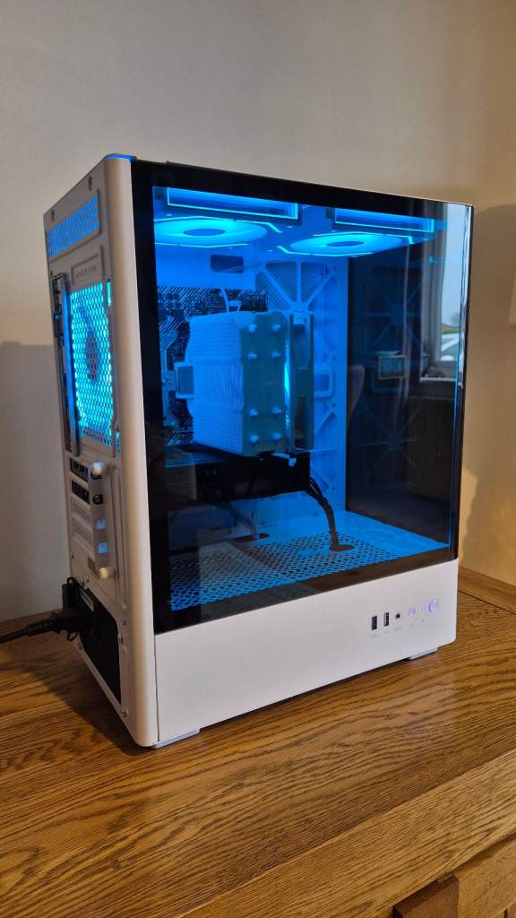 Custom Gaming PC – Ryzen 5 5600X | RX 6600 | 16GB DDR4 3600MHz | NVMe SSD | ARGB Case