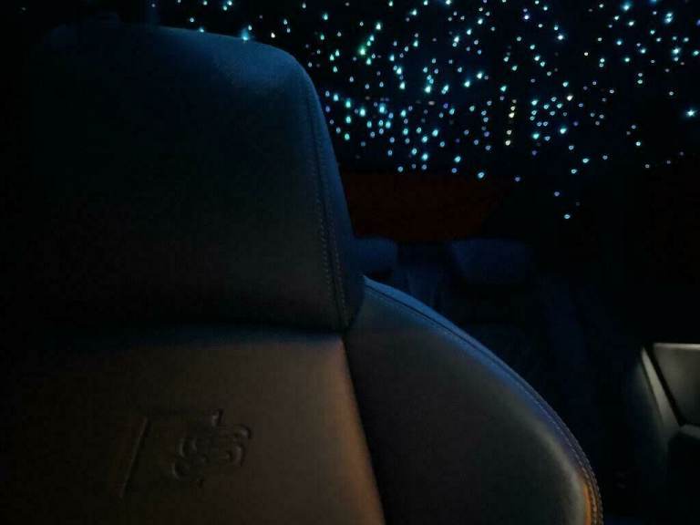 Unique luxury starlight roof car office weddings installation