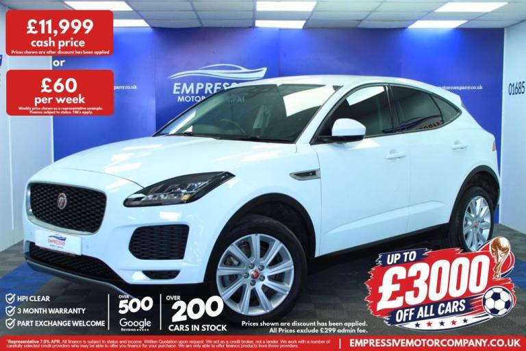 2020 69 JAGUAR E-PACE 2.0 D150 S SUV 5DR DIESEL MANUAL EURO 6 (S/S) (150 PS) DIE