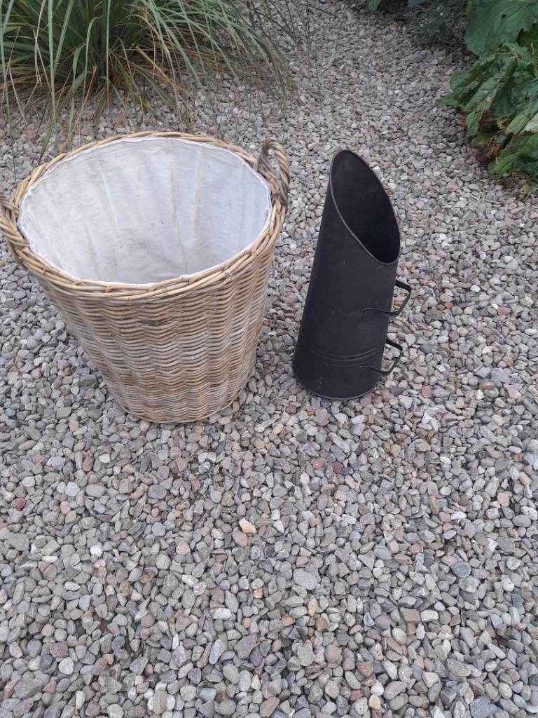 Log basket and coal skuttle