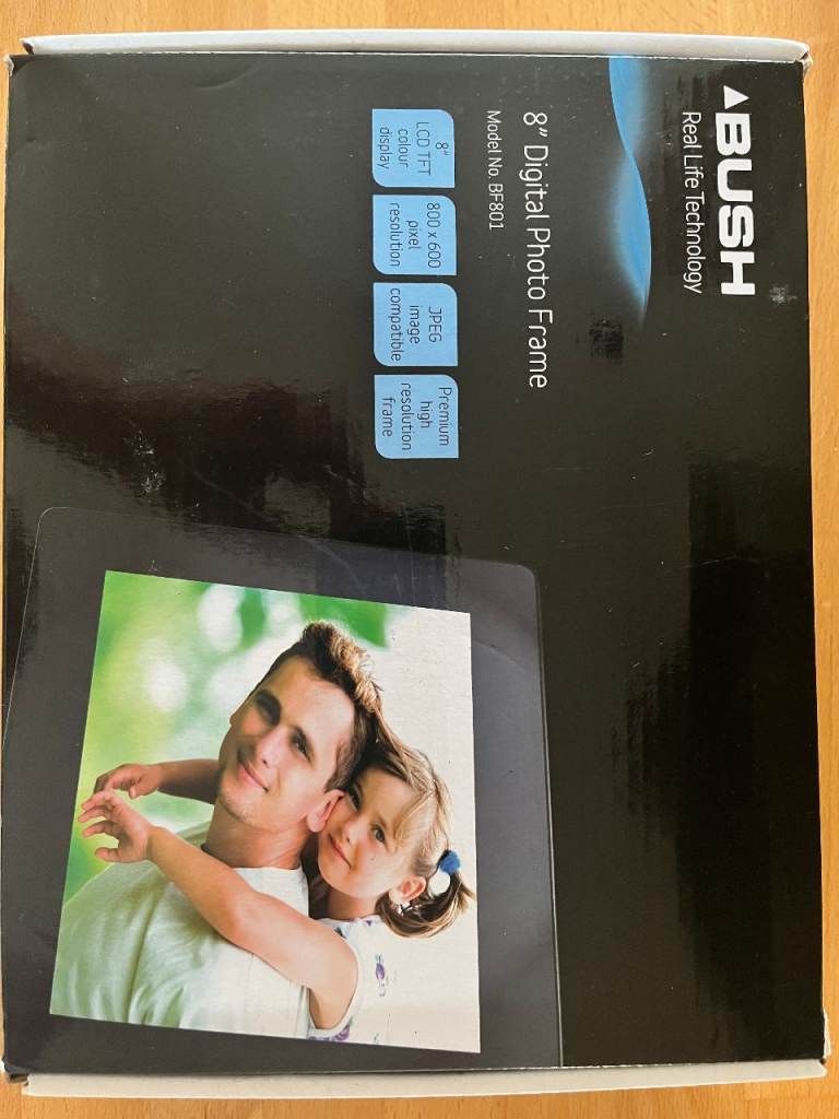 Bush BF801 8-inch Digital Photo Frame – Excellent Condition