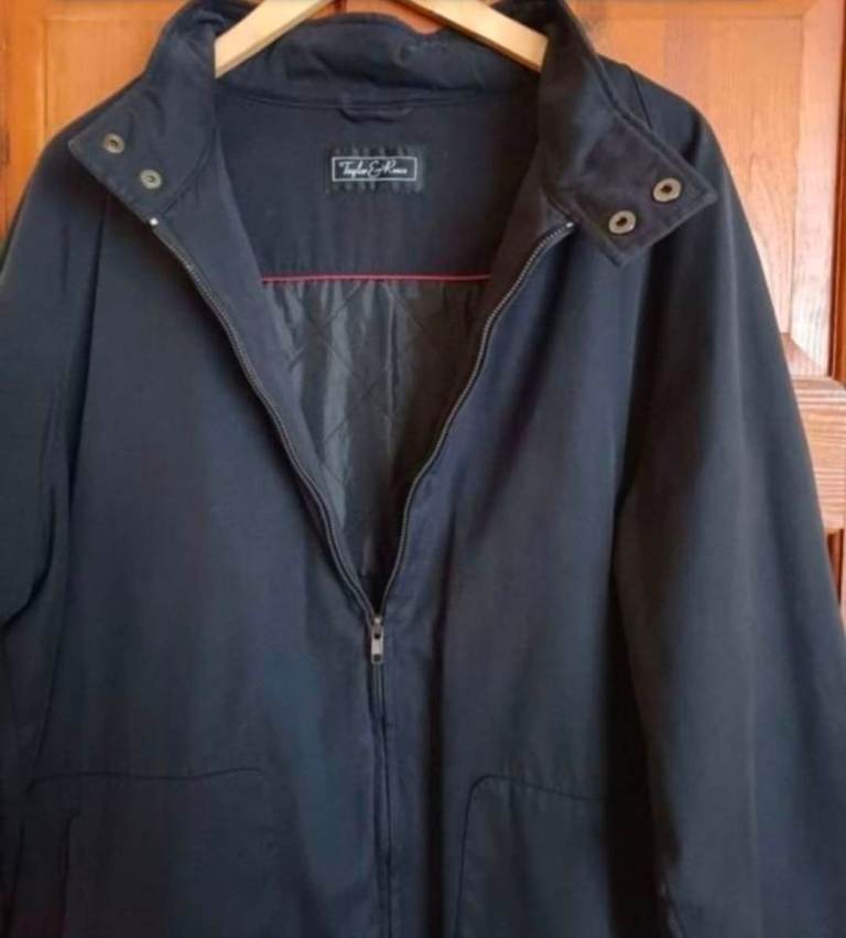 Taylor & Ross Men's Black Jacket - X.LARGE, 44/46 very Good Condition