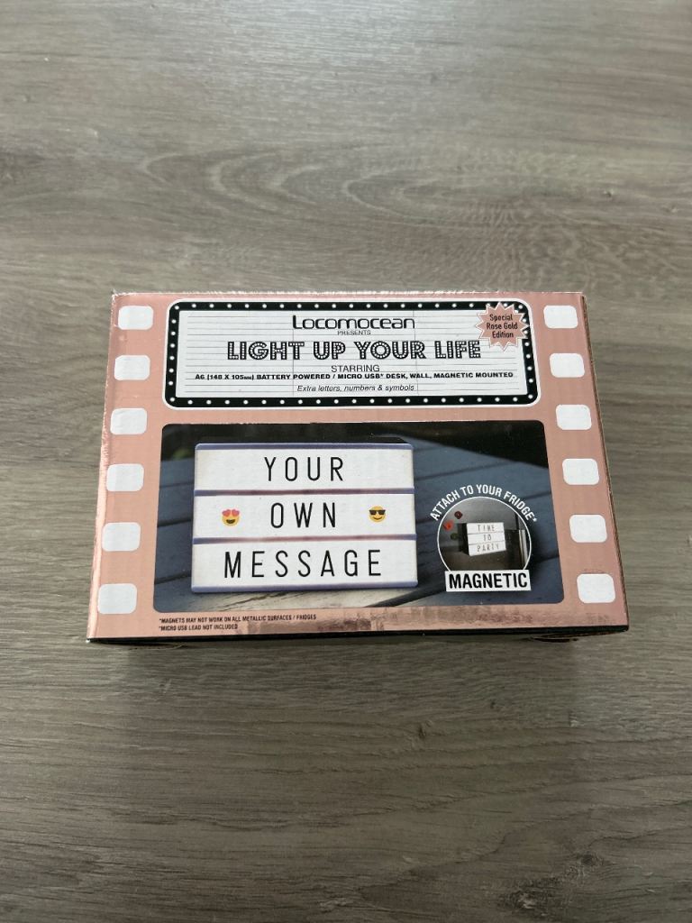 Locomocean Light Up Your Life A6 Message Board - New