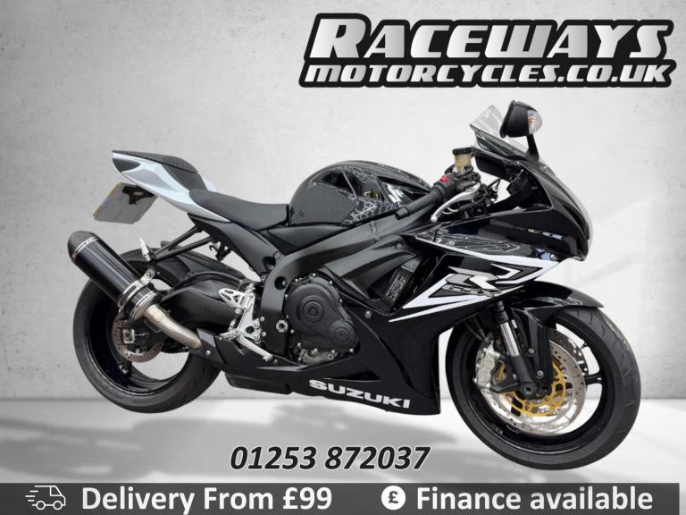 SUZUKI GSX-R600 BLACK 2014 14 REG, 23,211 MILES, 599CC USED MOTORCYCLE
