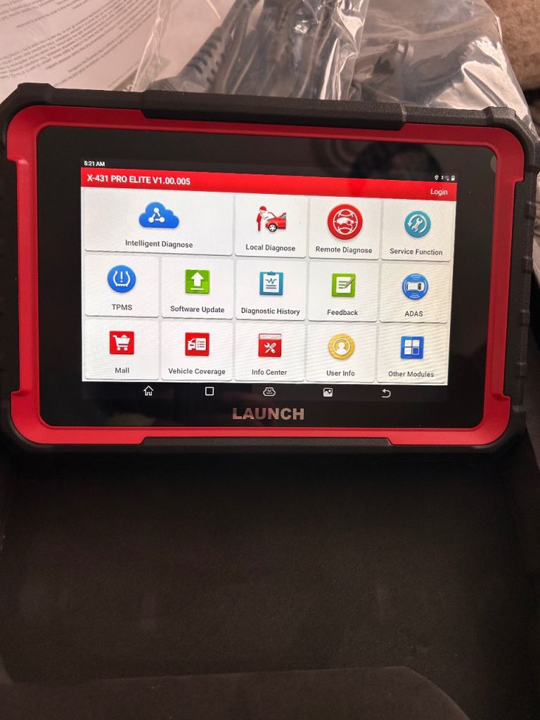 Brand new.     Launch diagnostic tool