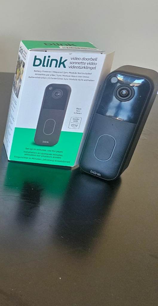 Blink Video Doorbell with Box - Like New