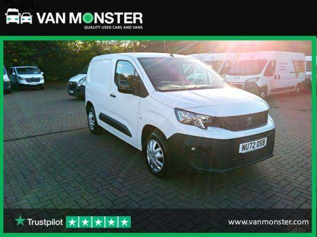 2022 Peugeot Partner 1000 1.5 BlueHDi 100 Professional Prem Van [6 Spd] PANEL VAN DIESEL Manual