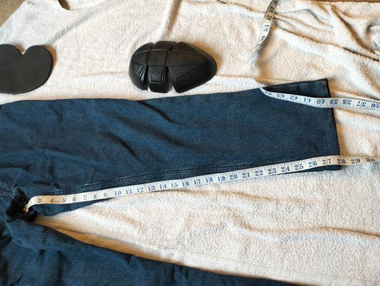 Bikers Gear Australia Black Mens Motorcycle Jeans  DuPont™ Kevlar® 34" W 28" Leg