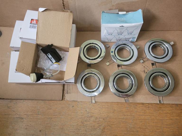 6 x spotlights spot lights down lighters