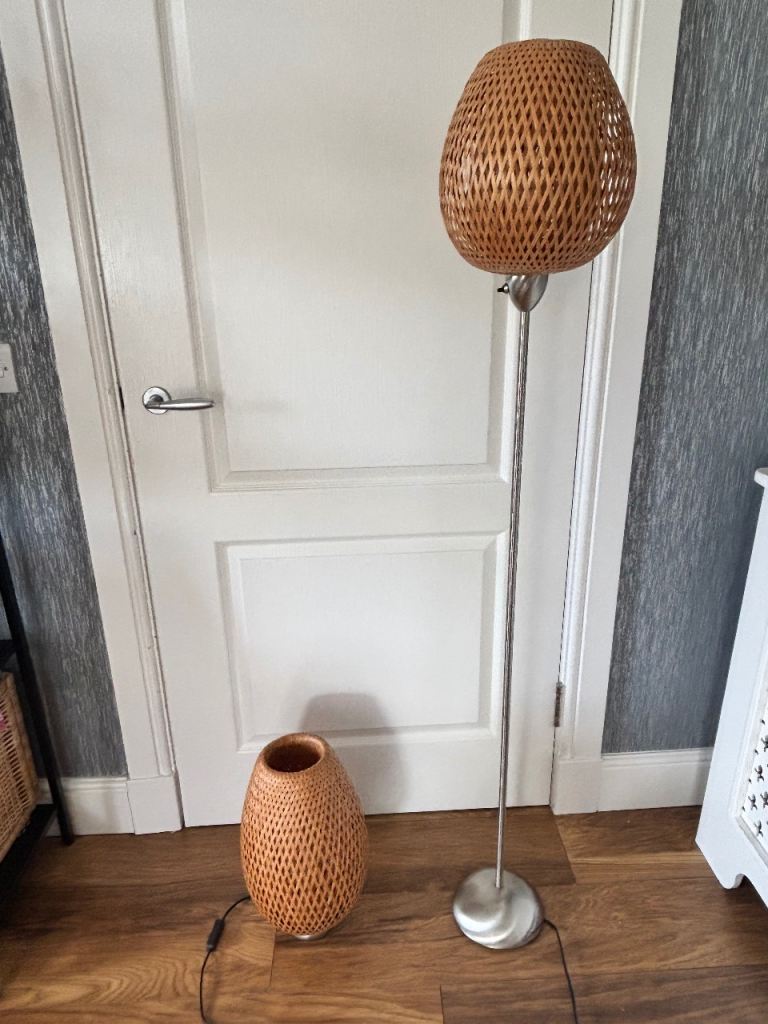 Matching Floor and Table Lamp