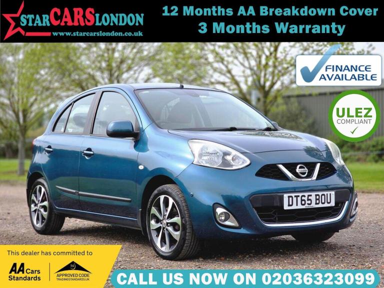 2016 Nissan Micra 1.2 DIG-S Tekna CVT Euro 6 (s/s) 5dr HATCHBACK Petrol Automatic