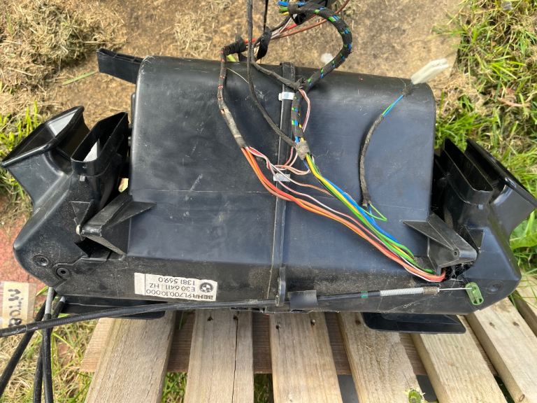BMW e30 heater matrix box with wires