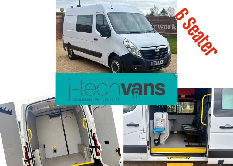 2019 Vauxhall Movano 2.3 CDTI L2 H2 Mwb Van ***Welfare / Race Van /  Camper Van*** PANEL VAN Dies...