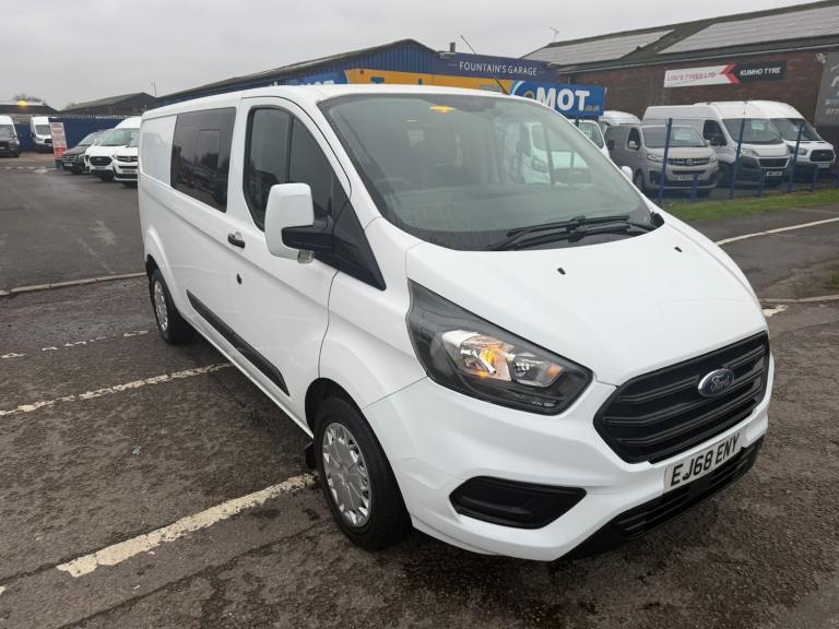 2018 Ford Transit Custom  D/Cab crew cab 114k l2 Lwb 6 seats finance available  PANEL VAN Diesel ...