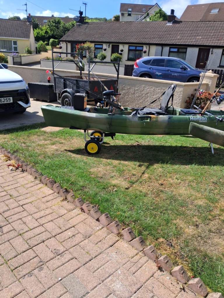 Perception Kayak – Green Camo, Good Condition