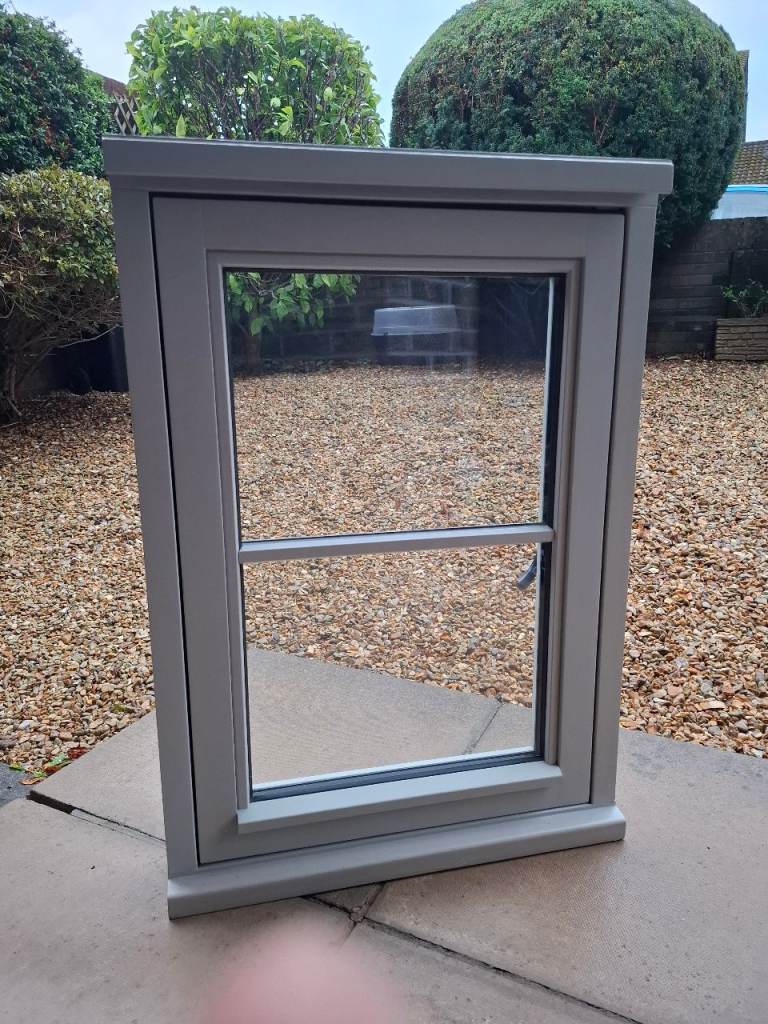 Fully Painted Wooden Timber Window 
