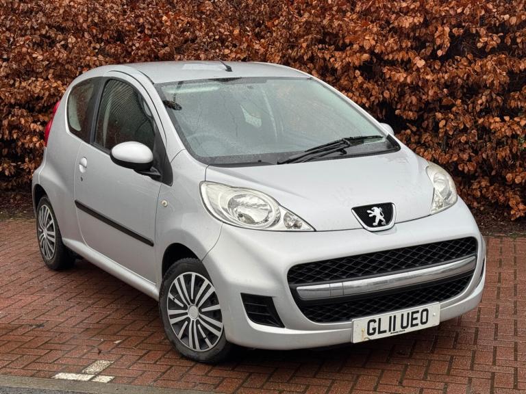 2011 PEUGEOT 107 1.0 Urban 3dr, 1 Year MOT, LEZ, Silver, 6 Months Warranty, 71k