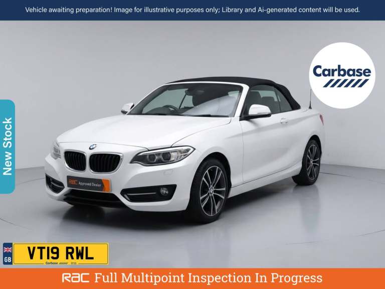 2019 BMW 2 Series 1.5 218i GPF Sport Convertible 2dr Petrol Auto Euro 6 (s/s) (136 ps) Convertibl...